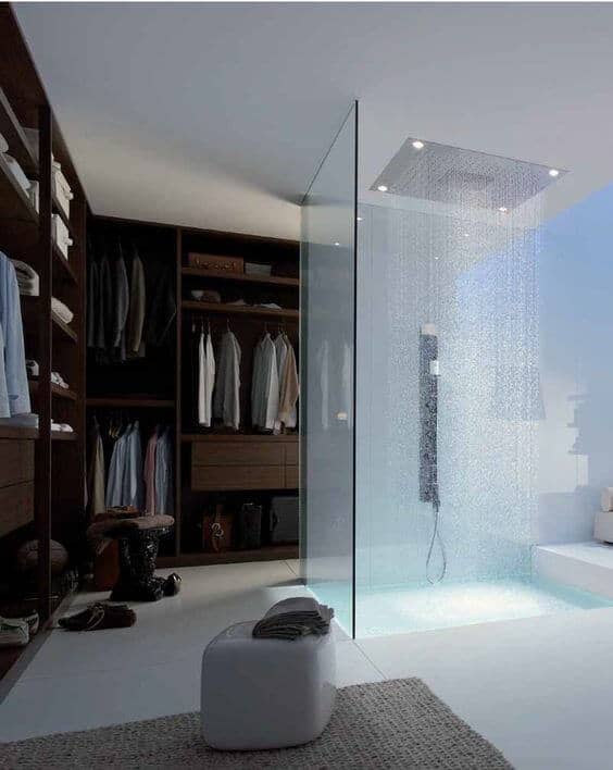 Innovative Bathrooms With Walk In Closets
