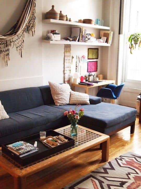 We’re providing you with 35 office space in living room ideas so that you can find the perfect office for small spaces. For more interesting ideas find us at betterthathome.com