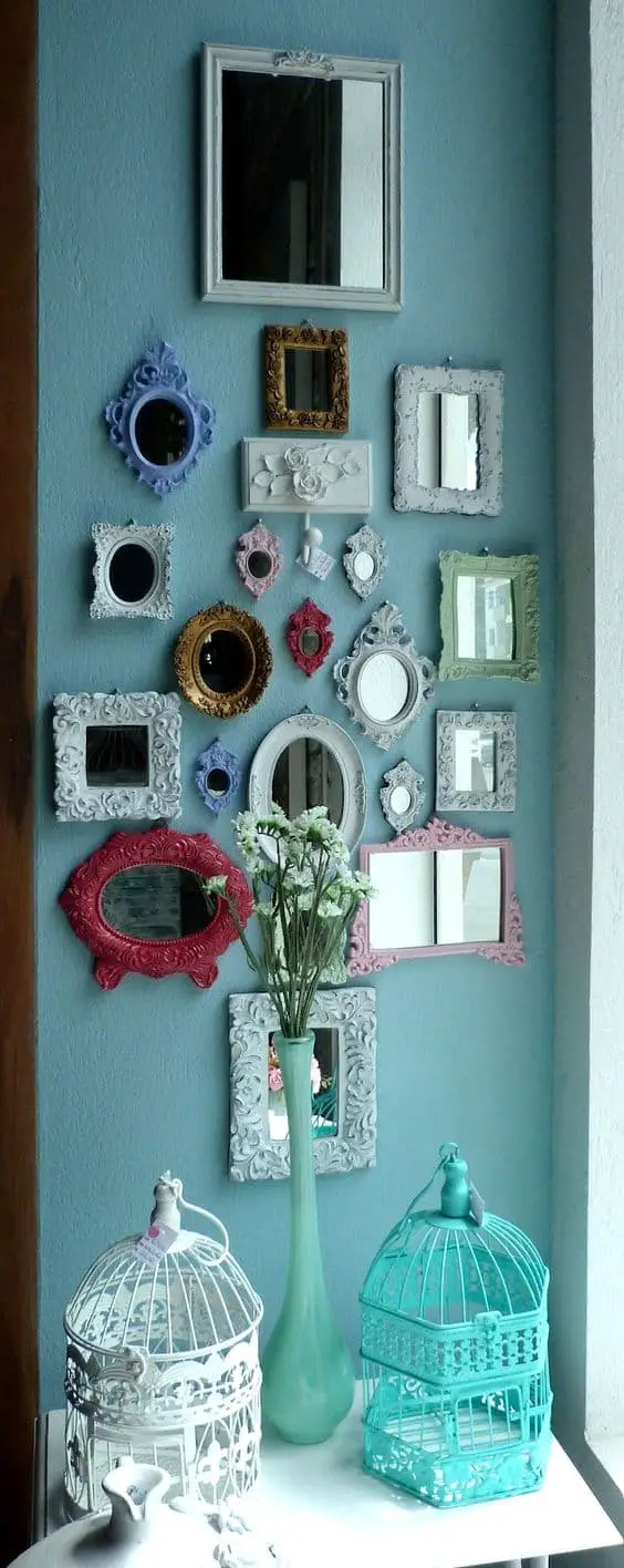 There are alternatives to those plain boring white walls! Find mirrors and wall art and more on betterthathome.com