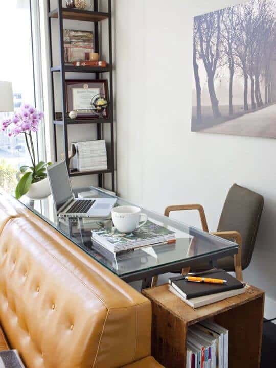 We’re providing you with 35 office space in living room ideas so that you can find the perfect office for small spaces. For more interesting ideas find us at betterthathome.com