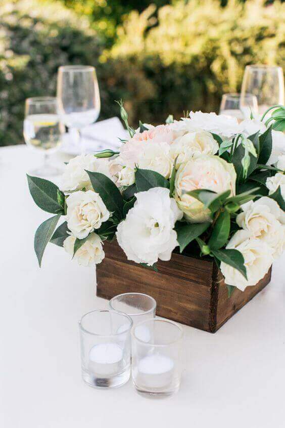 A simple table arrangement sure can make a stand, which is why we decided to go for floral centrepieces this time. For more like this go to betterthathome.com