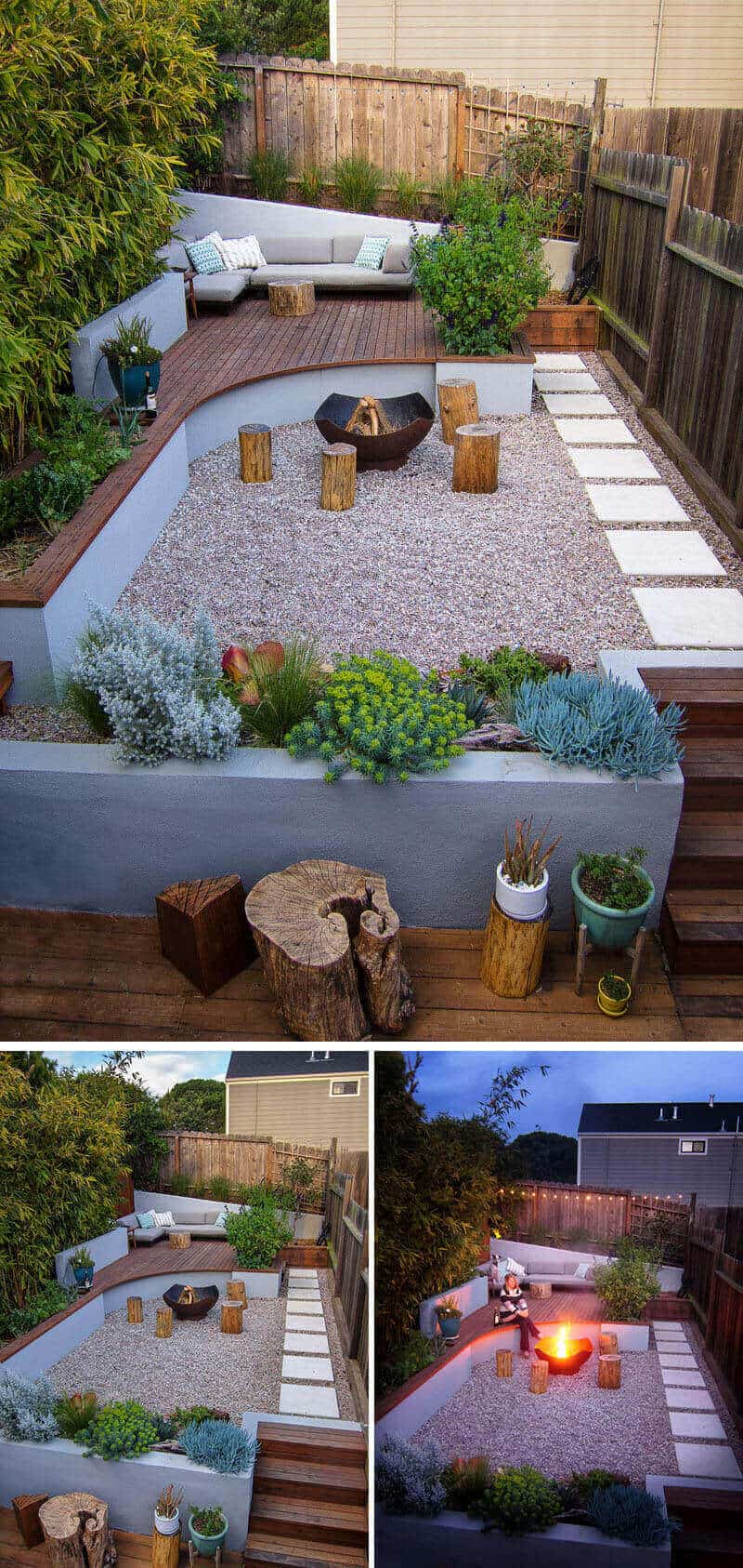 Go ahead and browse through our gallery, get inspired, pin and save the deck patio designs for small yards you like best! Go to betterthathome.com for more.