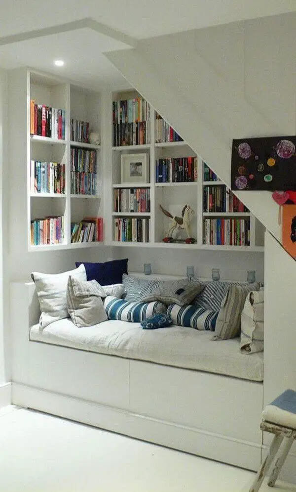 There are comfy reading nook space ideas for people of all ages, for your toddlers, teen or yourself to get reading in a special environment you have created especially for that purpose. For more ideas go to betterthathome.com