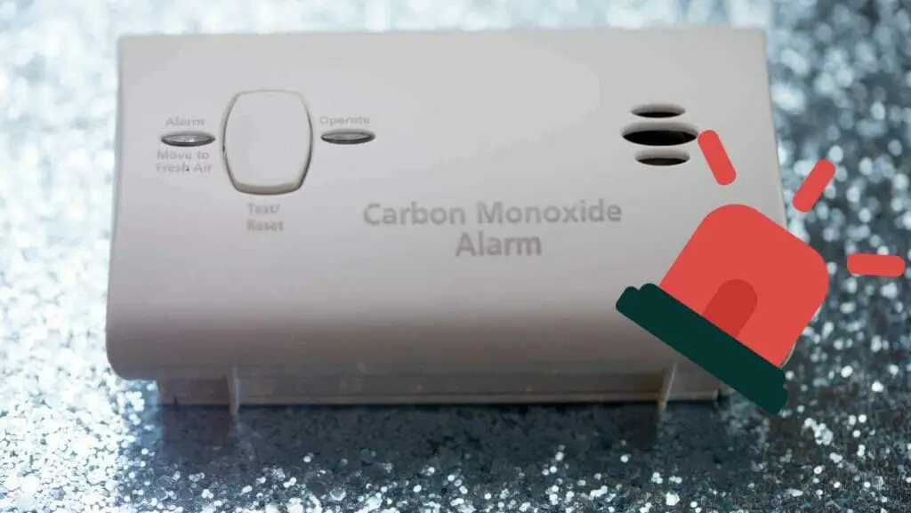 Photo of a carbon monocide alarm system. Carbon Monoxide Detector Goes Off in the Middle of the Night.