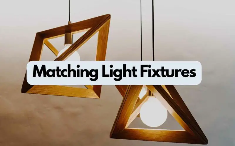 Matching Light Fixtures (Home-Wide Necessity?)